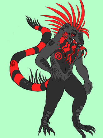 Reference sheet for my character, Trance